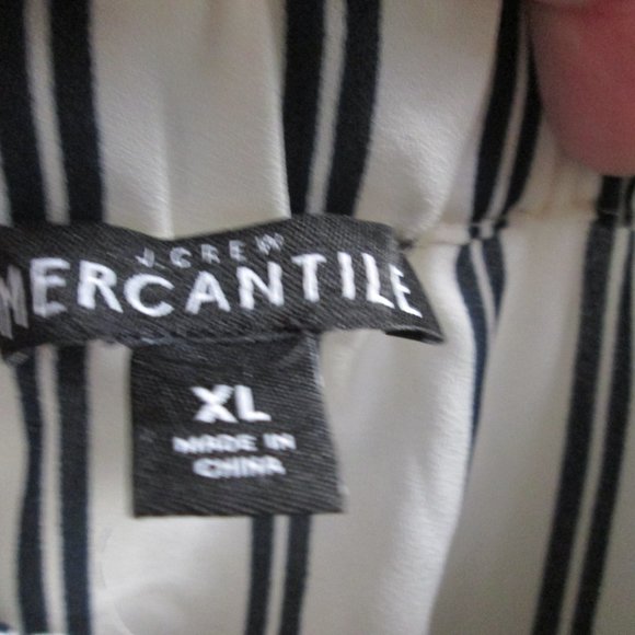 J. CREW Mercantile striped off shoulder blouse - Picture 5 of 14